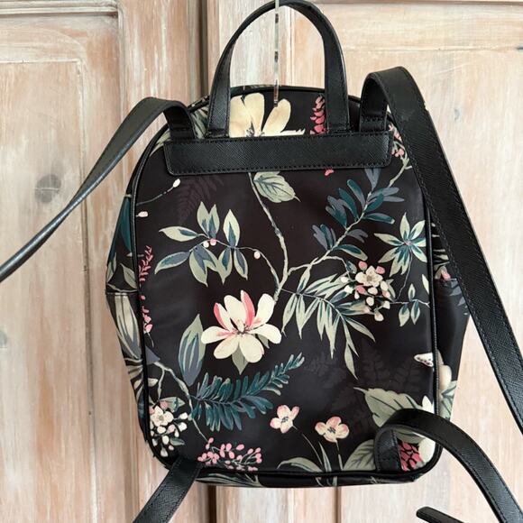 Kate Spade Black Floral Backpack Bag Purse Bag main image 7